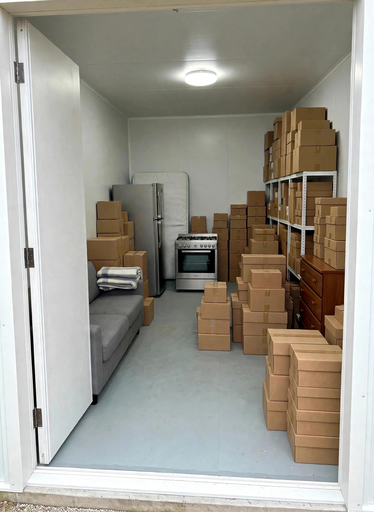 Entrepôt 12 × 18 — 216 pi²